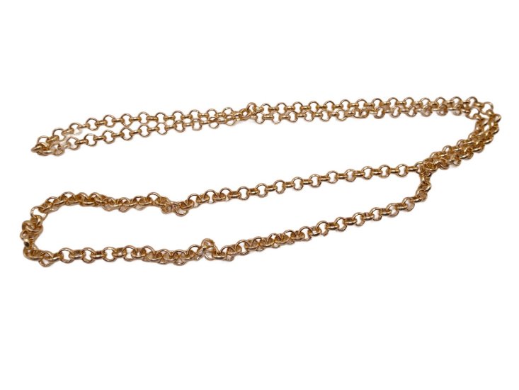 (image for) Gold aluminum light weight chain 30in