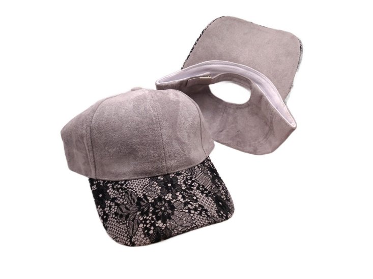 (image for) Lace Brim baseball caps - Gray