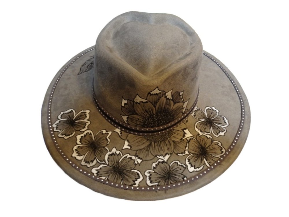 (image for) Heart Crown wide brim Gray