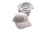 (image for) Checkered Mesh snap back cap- Gray