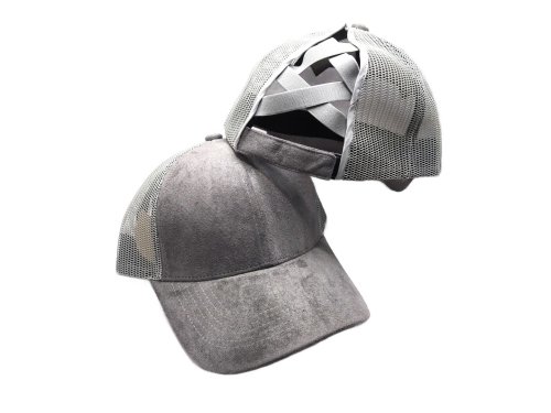 (image for) Pony Tail Mesh back cap - #Gray Pony