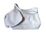 (image for) Vegan Suede Boho bag - Light Gray