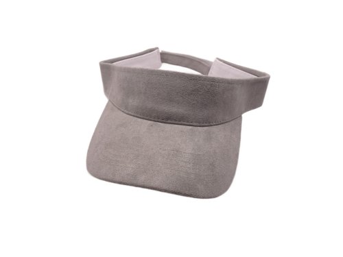 (image for) Vegan Suede Visor - GRAY