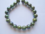 (image for) Green Acrylic Spiderweb Rounds #1421