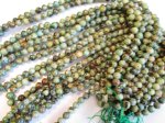 (image for) Green African Turquoise rounds 8mm #1836