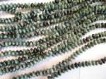 (image for) Green agate rondell 5x8mm #1388