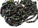 (image for) Black and Green Agate rounds 8mm #1995