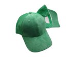 (image for) Vegan suede Mesh snap back baseball cap - MESH Green