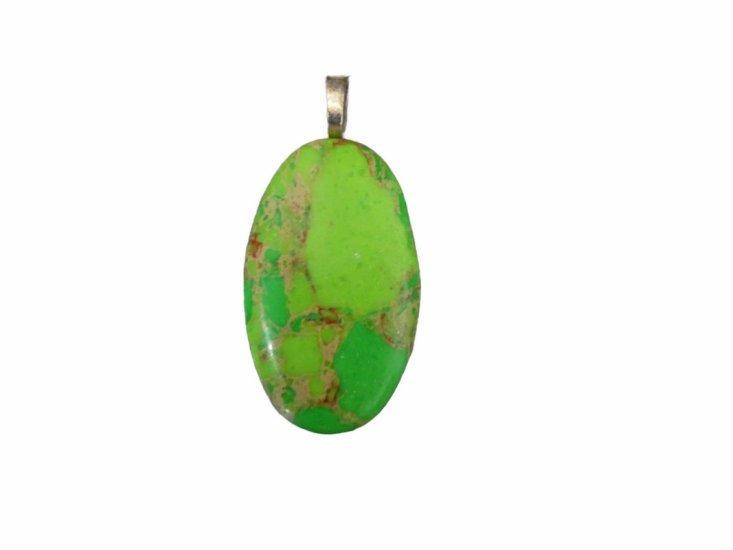 (image for) A handmade Stone pendant 2" - #R-21