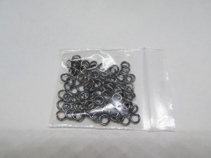 (image for) Jump rings - Gun metal 6mm (16g bag) #JR23