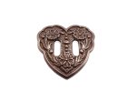 (image for) Heart slotted concho antique silver