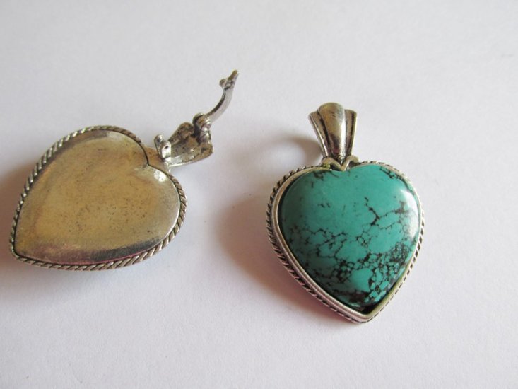 (image for) Heart clip on pendant #MP25