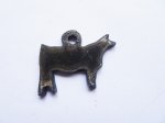 (image for) Heifer shabby chic rustic jewelry charm #BY016-P