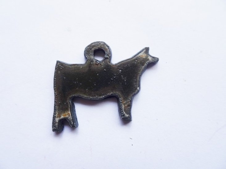 (image for) Heifer shabby chic rustic jewelry charm #BY016-P