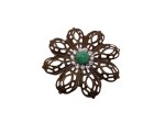 (image for) Bronze Medallion hat decorating decor Mint 1 3/4" #HM-7