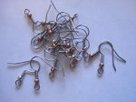 (image for) Earring Wires Fish Hooks (10 pair) #EAR11