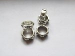 (image for) Antique Silver Big Hole Beads (5 pcs) # ABCD-S-32