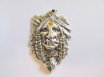 (image for) Indian antique silver pendant #HU13-37