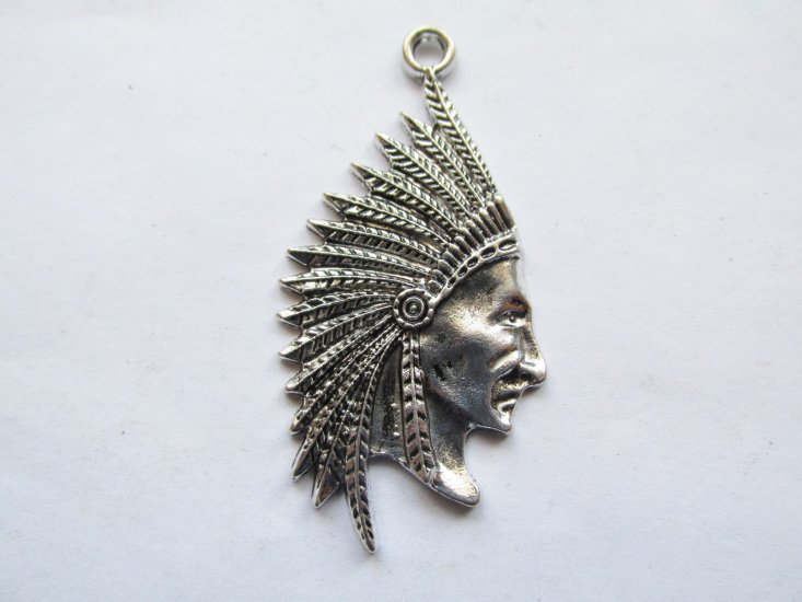 (image for) Indian antique silver small pendant #RM-322