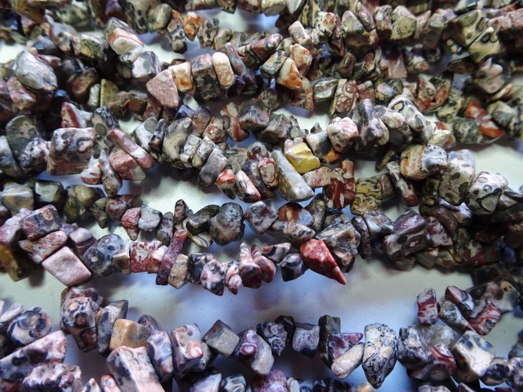 (image for) Brown Jasper chip nugget beads 6mm #1089-TU