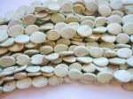 (image for) Khaki oval beads #Q1134-12
