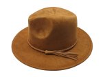 (image for) Short Brim vegan suede hat - Khaki