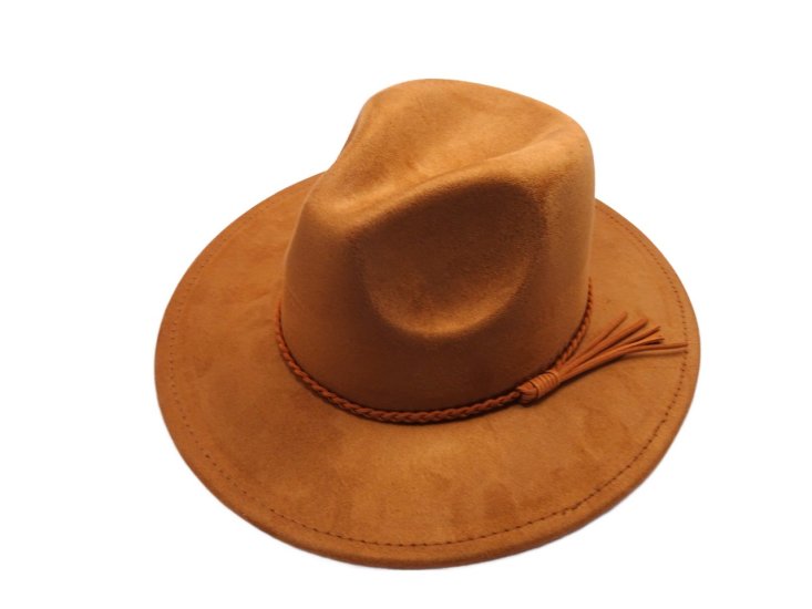 (image for) YOUTH Short Brim vegan suede hat - Khaki
