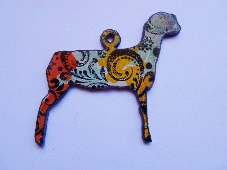 (image for) Lamp colorful pendant #RM-435