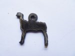 (image for) Lamb shabby chic livestock charm #BY015-P