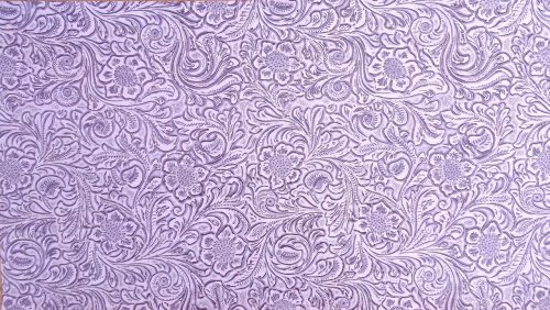 (image for) Faux Leather for hat - Lavendar