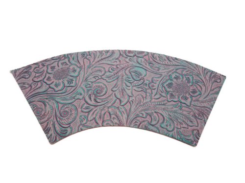 (image for) Brim 1/4 panel Faux Leather - Lavender.turquoise