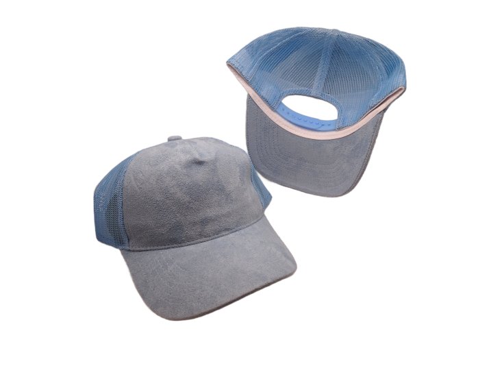 (image for) Vegan Suede Trucker cap - Light Blue