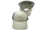 (image for) Pony Tail criss cross Mesh back cap - Light Green.pony