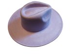(image for) Vegan suede Wide brim hat - Light Lavender