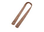 (image for) Embossed FAUX leather hat band - Light Tan