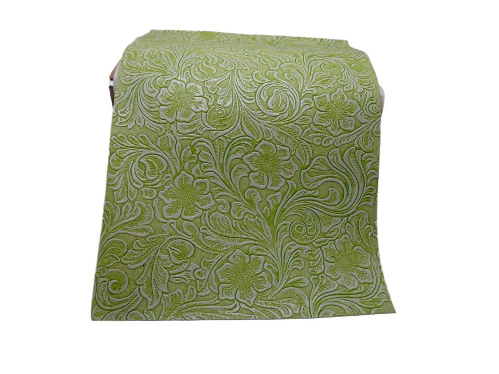 (image for) Faux Leather small - Lime Green