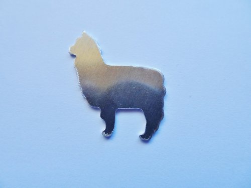 (image for) Llama metal blank charm #BLP-5