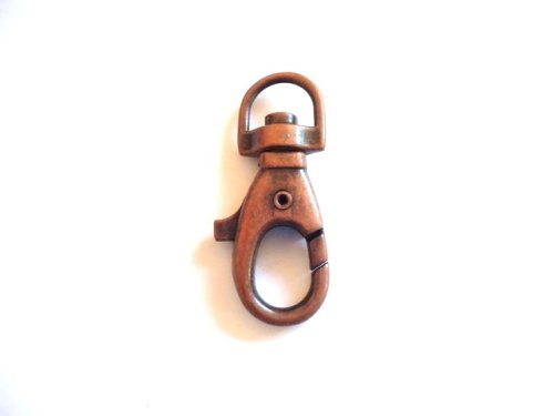 (image for) Lobster claw - swivel antique copper #LOB1