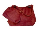 (image for) Vegan Suede Boho bag - Maroon