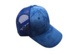 (image for) Vegan suede Mesh snap back baseball cap - MESH Medium Blue