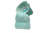 (image for) Checkered Mesh snap back cap- Mint
