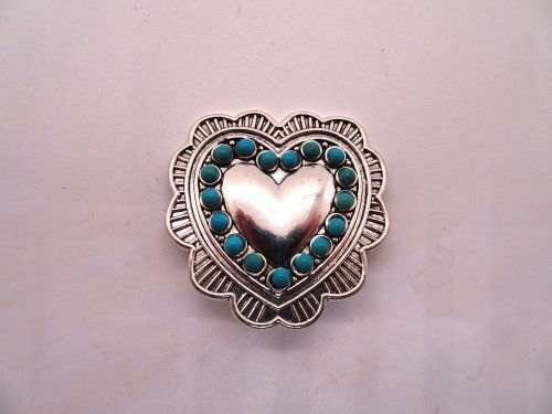 (image for) Heart with stones jewelry pendant #PP-83