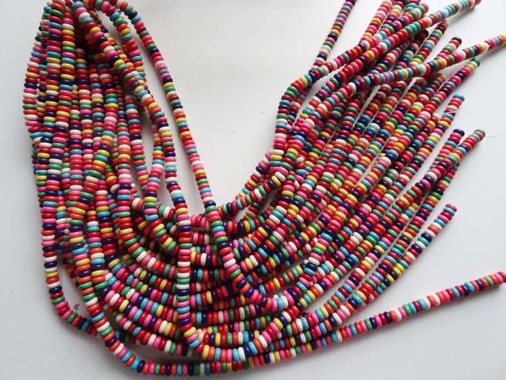 (image for) Multi color rondell 6mm #BS-1036