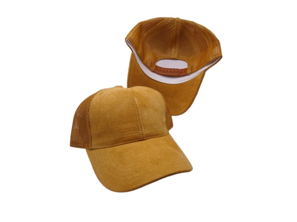 (image for) Mesh snap back baseball cap - Mustard
