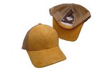 (image for) Pony Tail Mesh back criss cross cap - Mustard