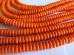(image for) Orange rondelle 3x8mm #1323-B