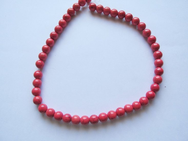 (image for) Coral Magnesite Rounds #1636