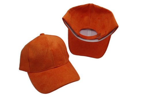 (image for) Vegan suede baseball cap - Orange