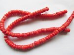 (image for) Orange coral beads #1481-B
