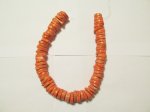 (image for) Peach orange coral slices 26mm #1882